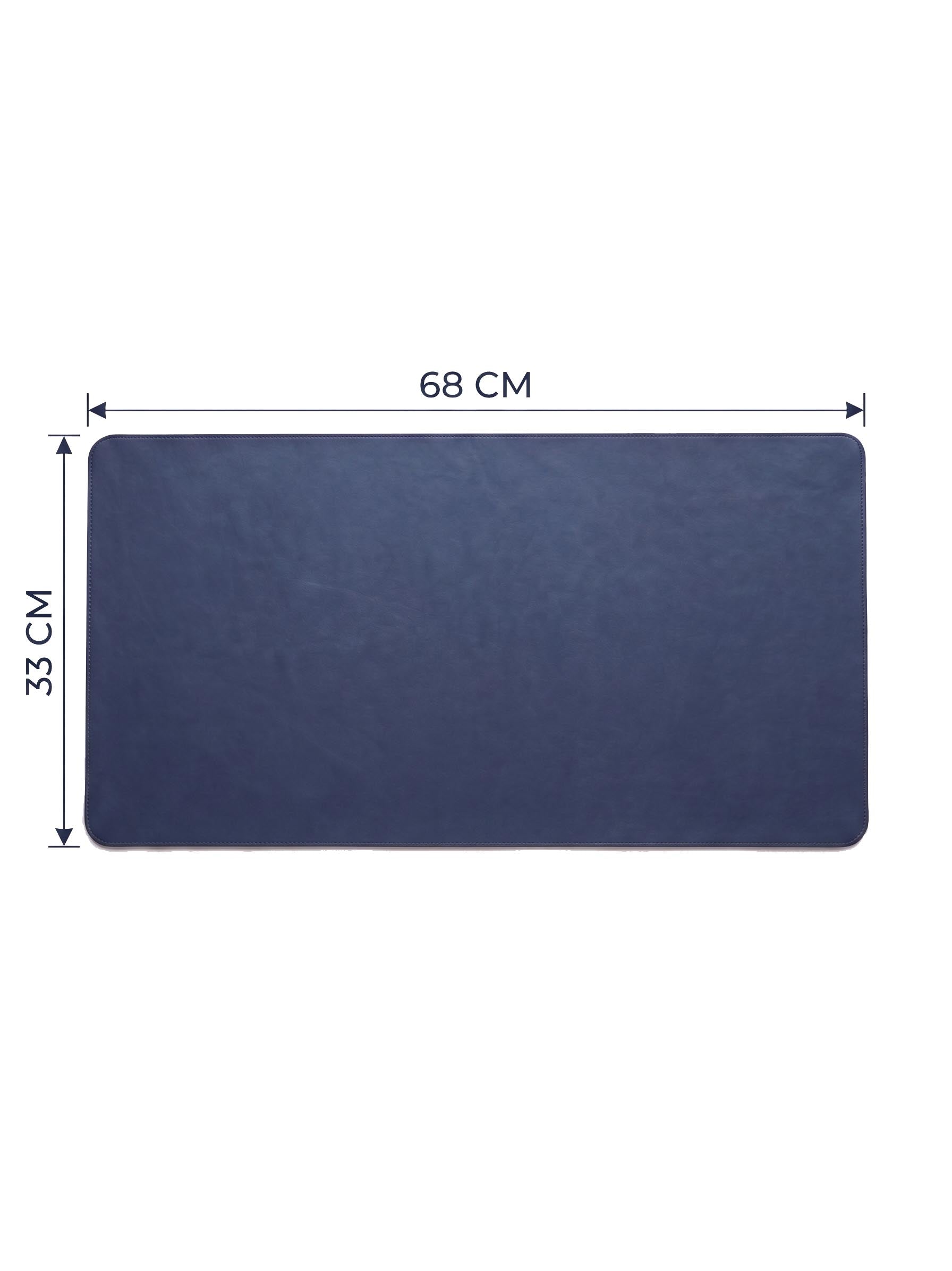 DESK MAT PU LEATHER Deep Navy