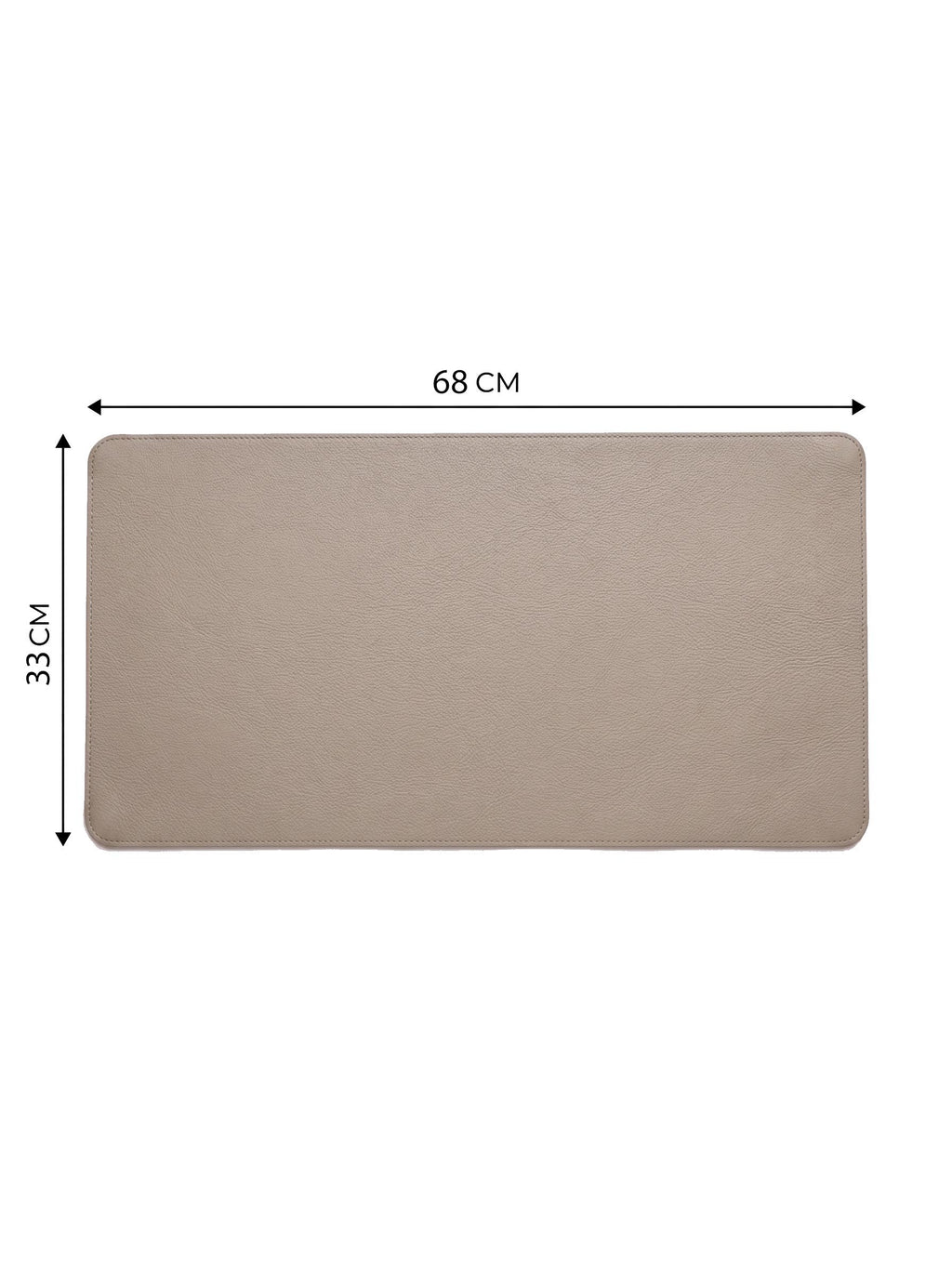 DESK MAT PU LEATHER Sand Beige