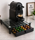 Glass-Top Coffee Capsule Drawer / Stand (60 Capsules)