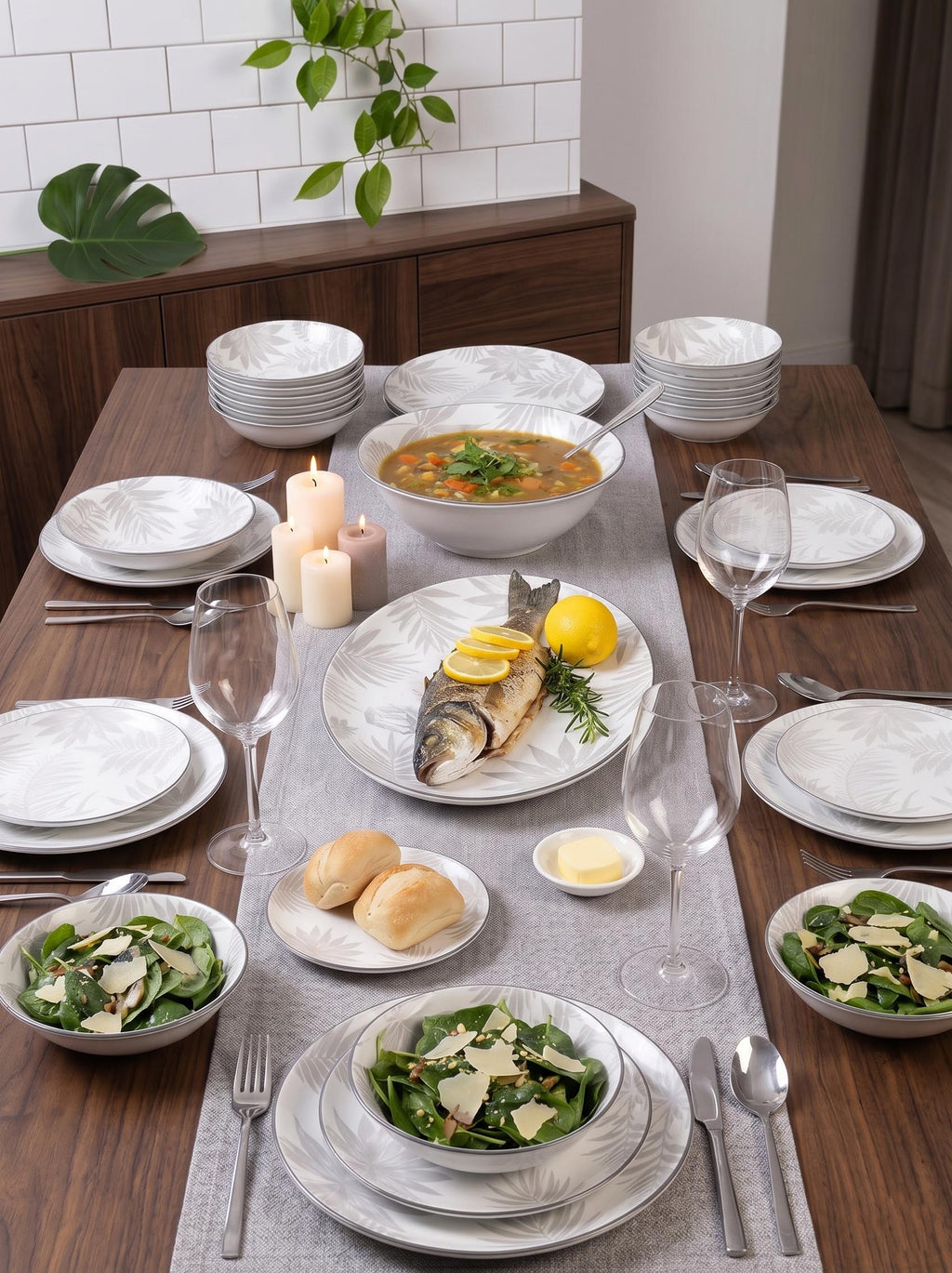 FOLIA Porcelain Set 26 Pcs DH-09394