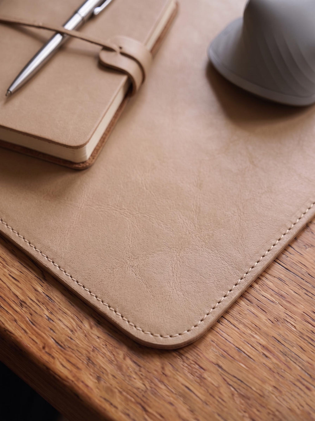 DESK MAT PU LEATHER Sand Beige