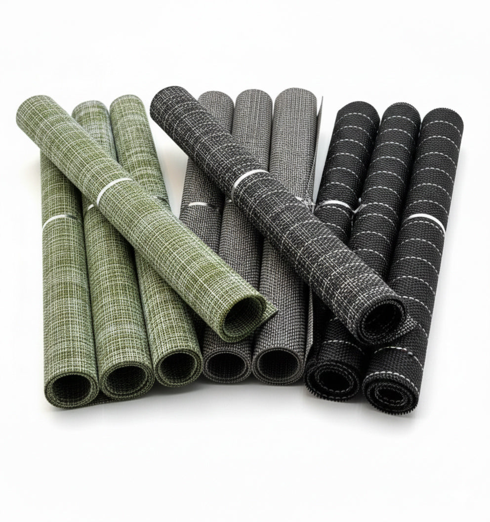 WOVEN PVC PLACEMATS (SET OF 4)