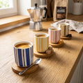 ART COFFEE CUPS (SET OF 4) B