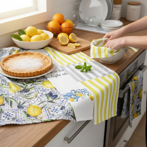CANNON VIBRANT KITCHEN TOWELS (3-PIECE SET)