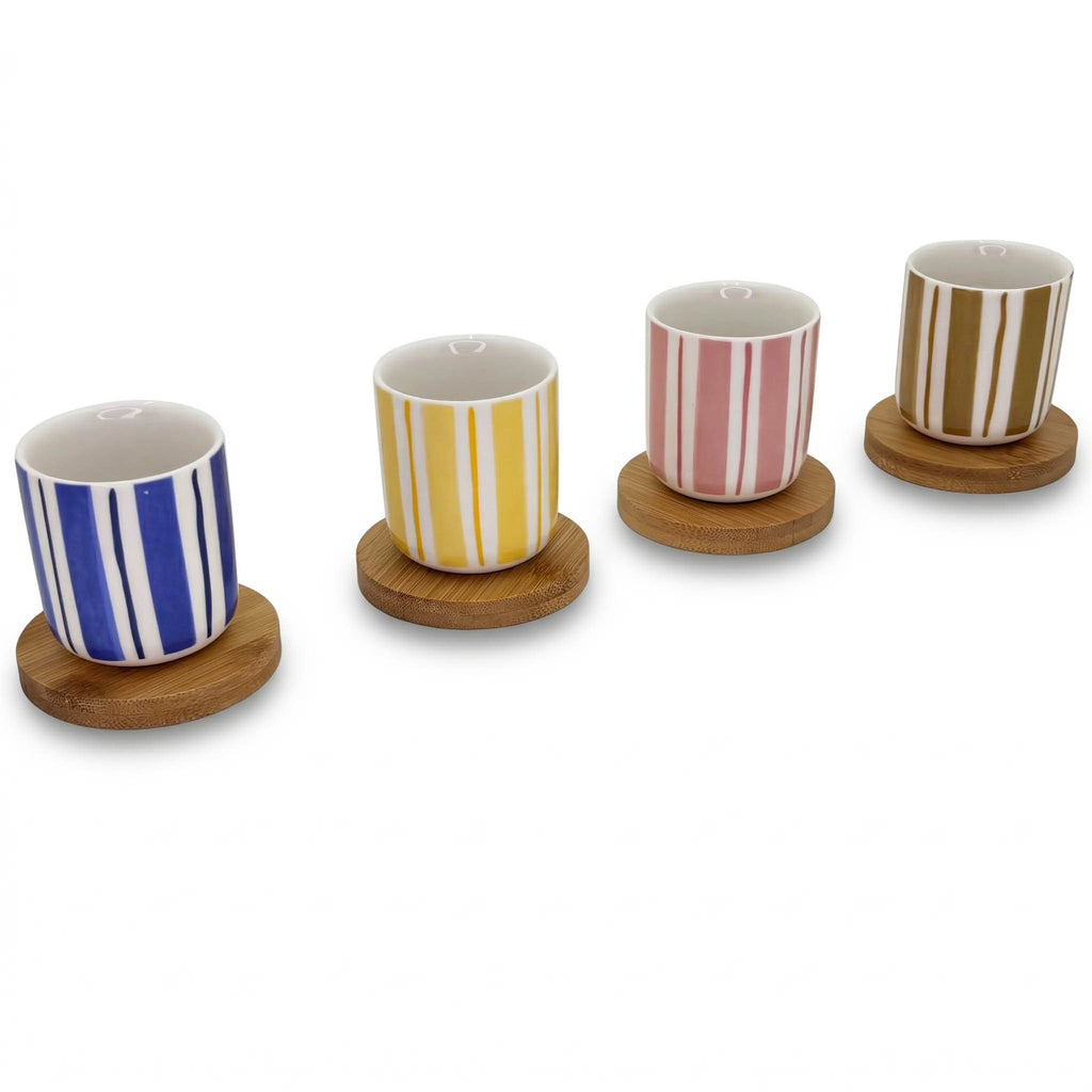 ART COFFEE CUPS (SET OF 4) B