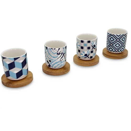 ART COFFEE CUPS (SET OF 4) C