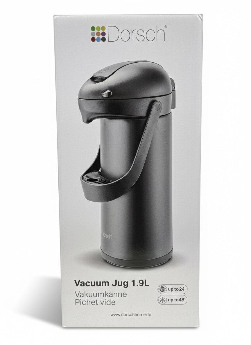 Dorsch 1.9L Premium Vacuum Airpot – Matte Charcoal