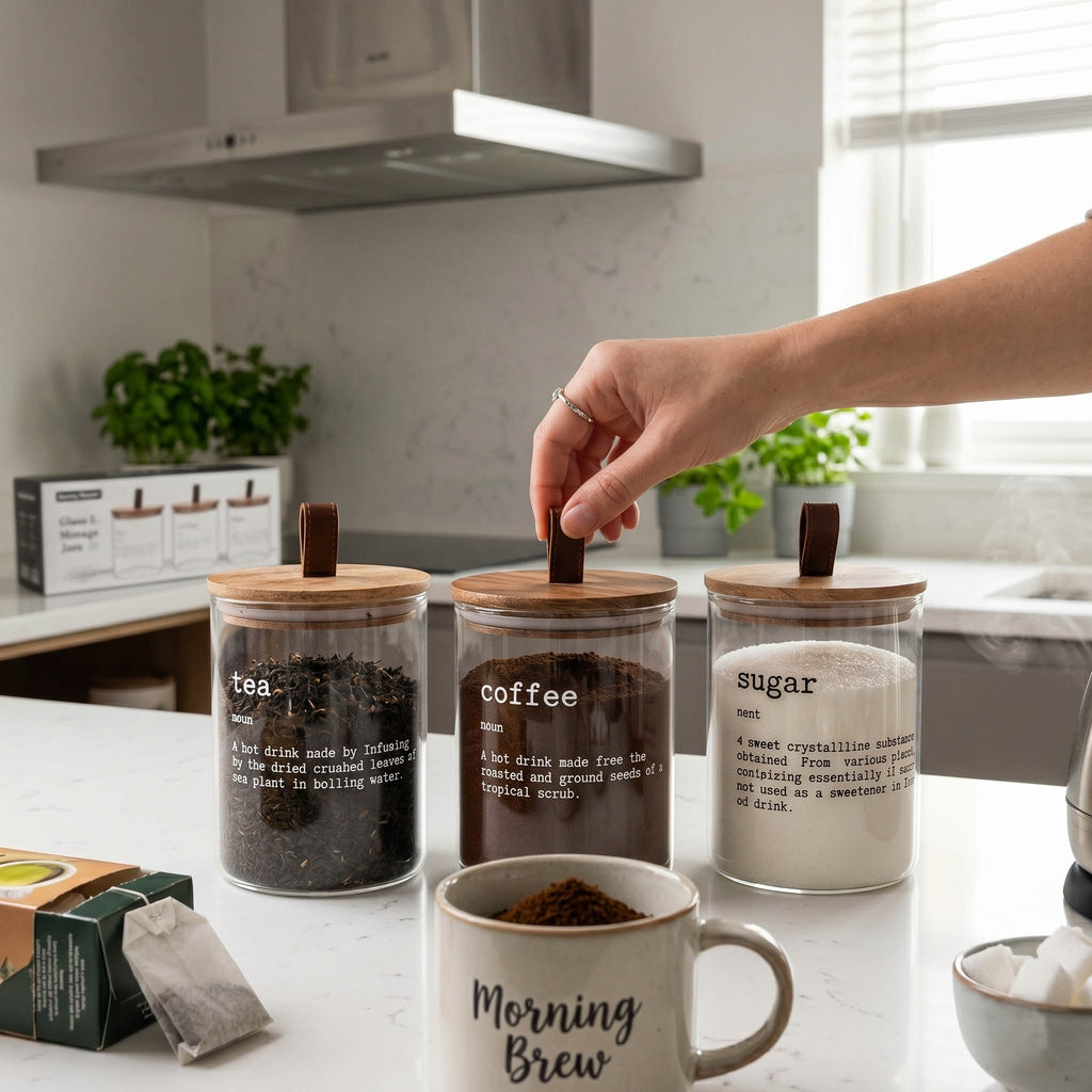 DANNY HOME 3 GLASS STORAGE JARS