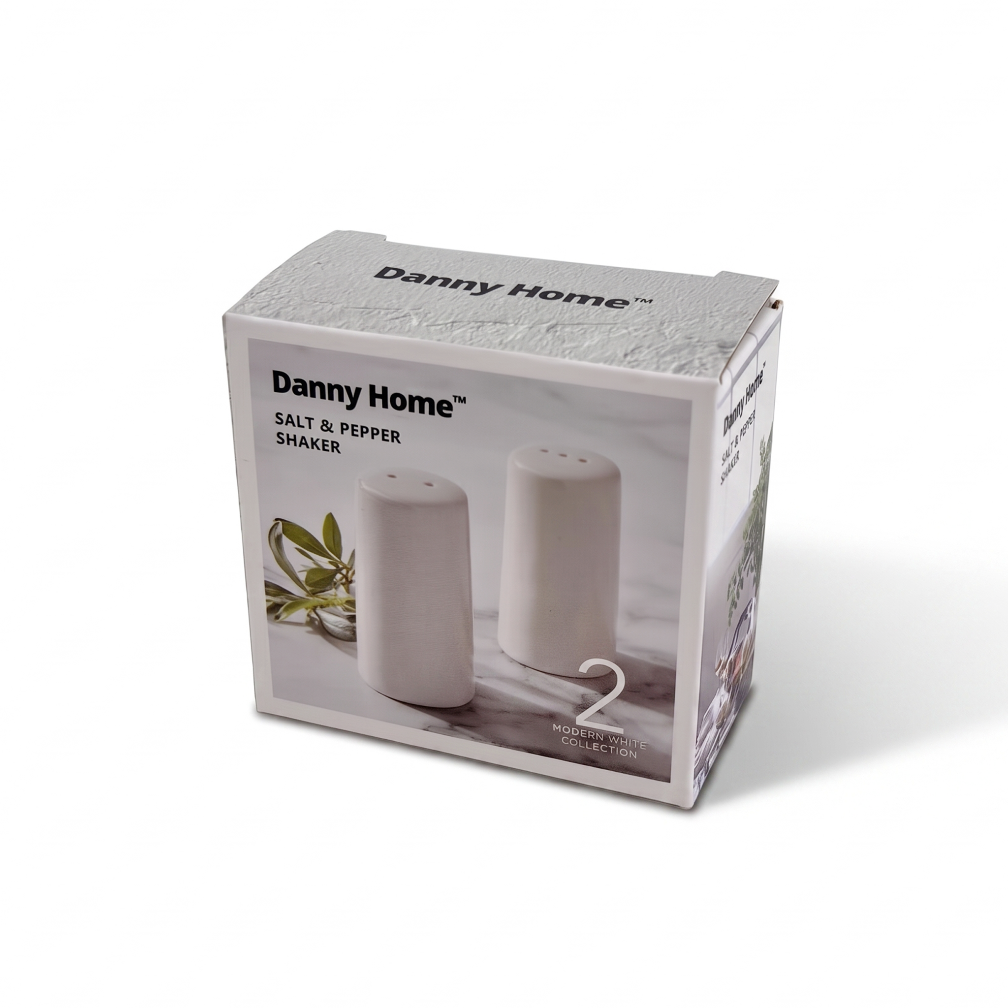 Danny Home Porcelain Salt & Pepper Shaker Set