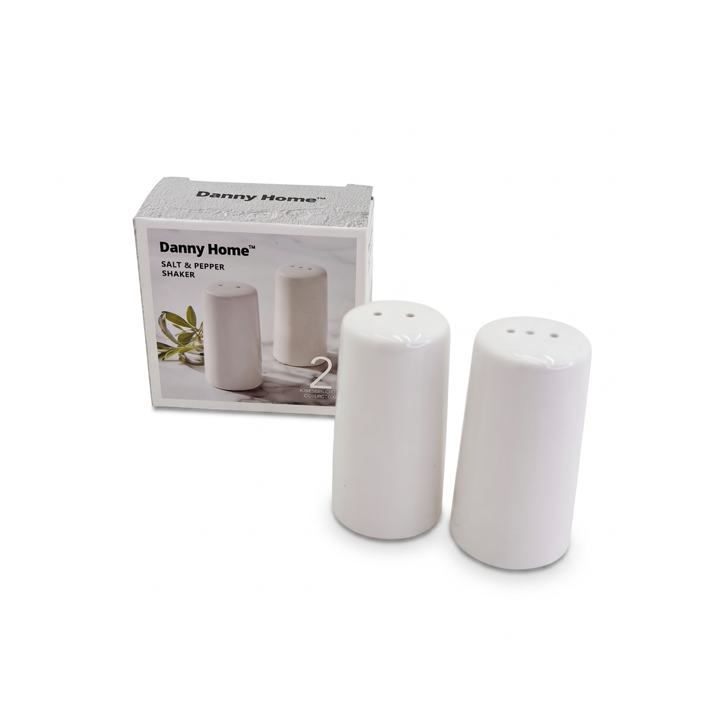 Danny Home Porcelain Salt & Pepper Shaker Set