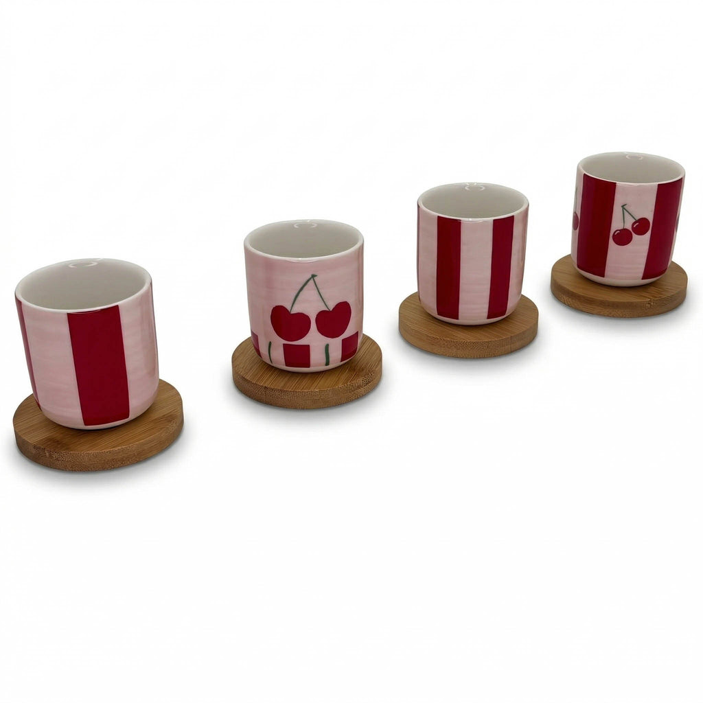ART COFFEE CUPS (SET OF 4) E