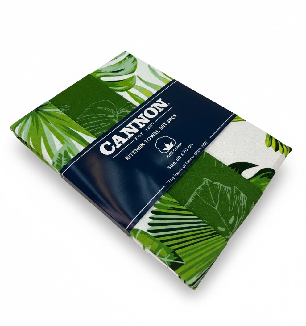 CANNON VIBRANT KITCHEN TOWELS (3-PIECE SET)