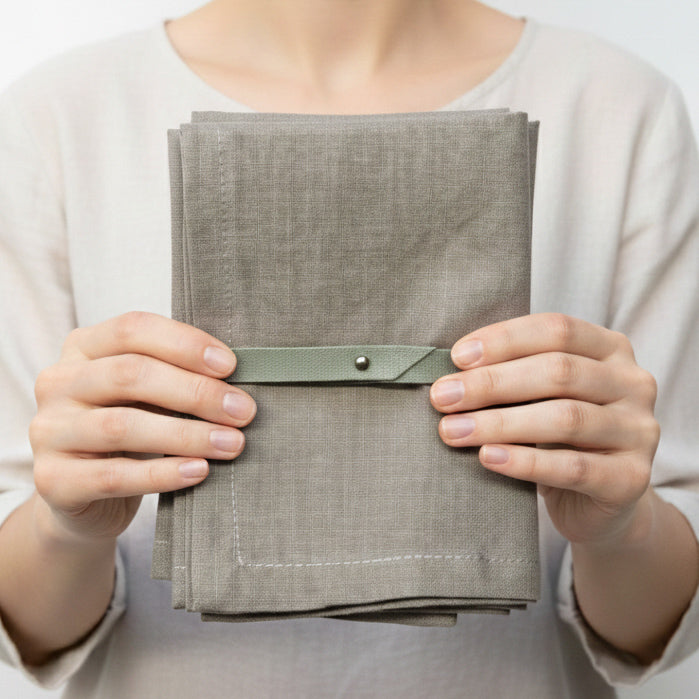 100% LINEN NAPKINS (SET OF 4)