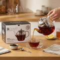 Dorsch Glassware "Wavy" Tea Kettle (800ml)