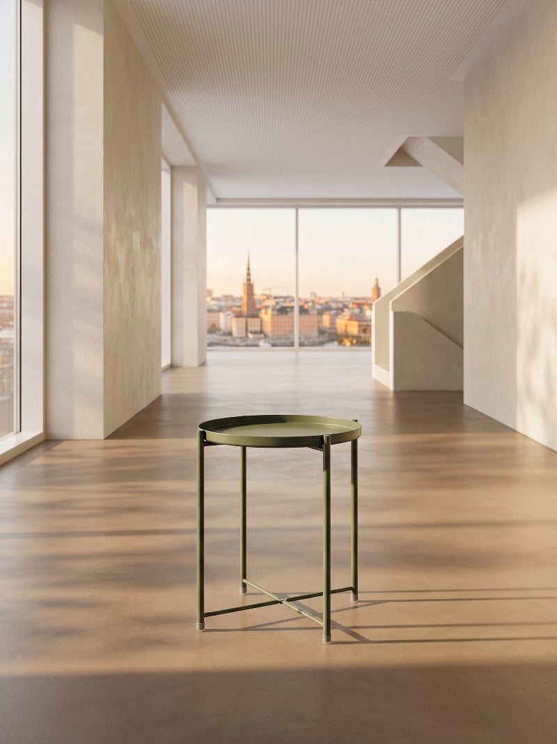 TRAY SIDE TABLE GREEN