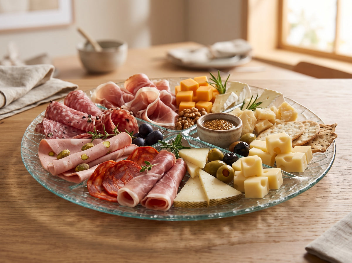 Danny Home™ Glass Serving Plate 43cm