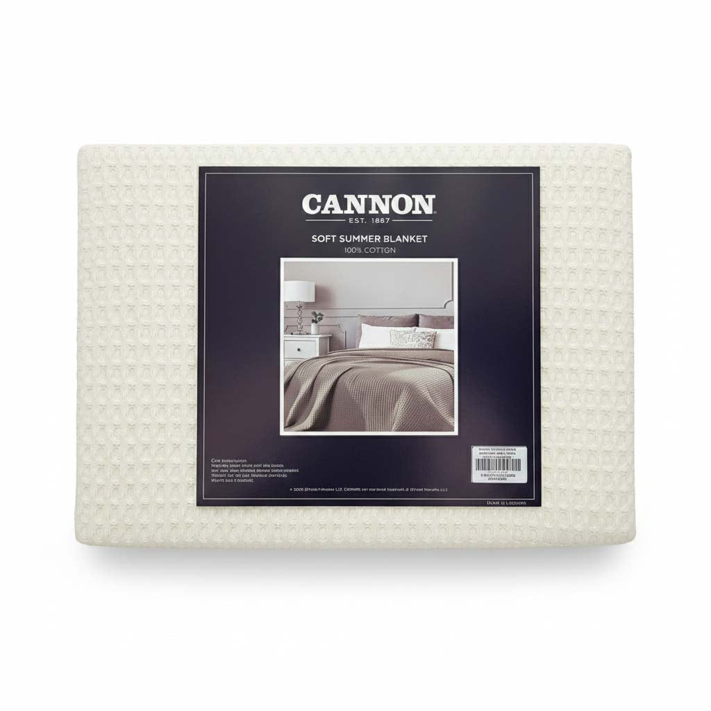 SOFT SUMMER BLANKET IVORY