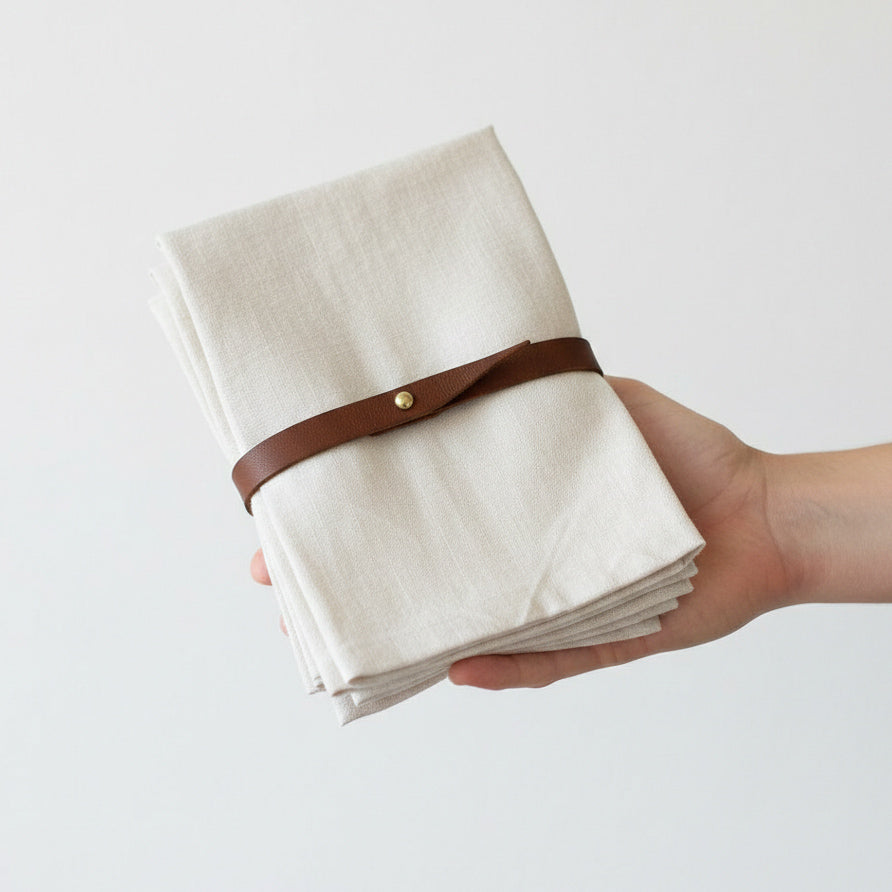 100% LINEN NAPKINS (SET OF 4)