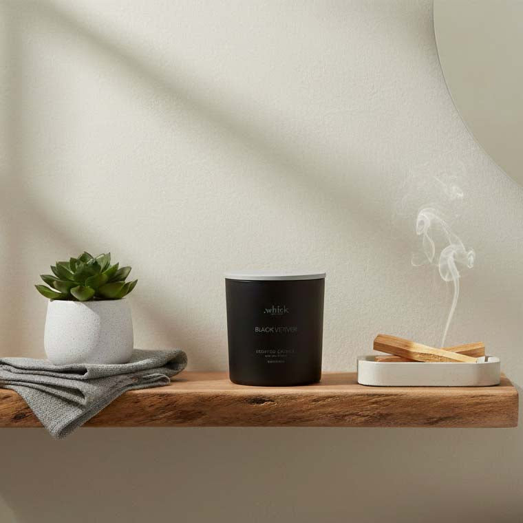 Black Vetiver Candle