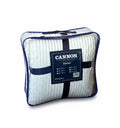 Ribbed Plush Blanket White