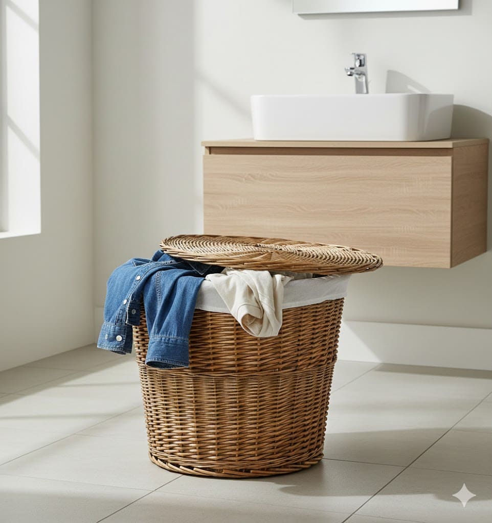 Willow Basket With Cover