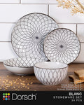 BLANC Stoneware Set 24 Pcs DH-09391