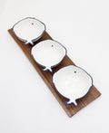 Danny Home 4-piece coastal appetizer serving set