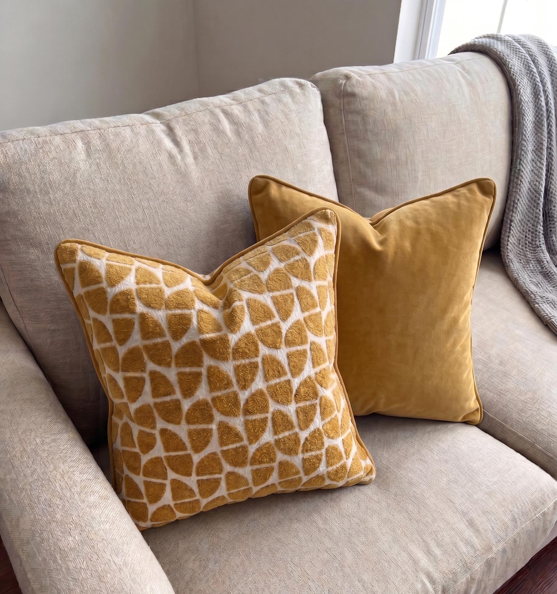 RETRO MOSAIC COMBO MUSTARD